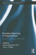 Boundary-Spanning in Organizations: Network, Influence and Conflict (en Inglés)