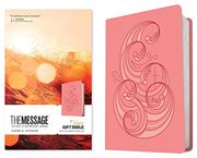 The Message Deluxe Gift Bible (Leather-Look, Pink and Gold Waves): The Bible in Contemporary Language (en Inglés)