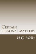 Certain personal matters (en Inglés)