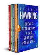 Estuche Stephen Hawking. Inlcuye 4 volúmenes: ¿Cómo empezó todo?; ¿Sobreviviremos en la Tierra?; ¿Nos sobrepasará la inteligencia artificial?; ¿Qué hay dentro de un agujero negro?