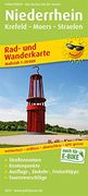 Lower Rhein Krefeld - Straelen Bicycle- & Hiking map (en Alemán)