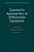 Geometric Approaches to Differential Equations Paperback (Australian Mathematical Society Lecture Series) (en Inglés)