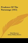 prudence of the parsonage (1915) (en Inglés)