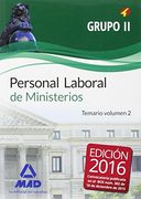 Personal laboral de Ministerios Grupo II. Temario, volumen 2