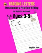 Tracing Letter Preschoolers Practice Writing abc Alphabet Workbook, Kids Ages 3-5 (en Inglés)