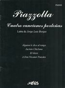 Piazzolla 4 Canciones Portenas pf bk Livre sur la Musique (en Inglés)