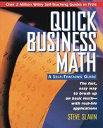 Quick Business Math : A Self-Teaching Guide (en Inglés)