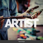 Artist Any Year Planner and Sketch Book (en Inglés)