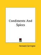 condiments and spices (en Inglés)