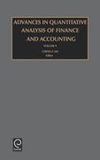 advances in quantitative analysis of finance and accounting: vol 9
