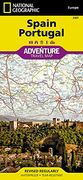 national geographic adventure map spain, portugal (en Inglés)