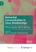 Nonverbal Communication in Close Relationships (en Inglés)