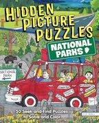 Hidden Picture Puzzles National Parks & Famous Places: 50 Seek-And-Find Puzzles to Solve and Color (Happy fox Books) Hundreds of Secret Items and Landmarks to Find, With fun Facts for Kids age 5 & up (en Inglés)