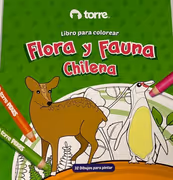 Flora Y Fauna Chilena Libro Para Colorear (in Spanish)