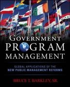 Government Program Management (en Inglés)