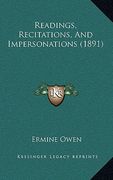 readings, recitations, and impersonations (1891) (en Inglés)