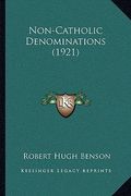 non-catholic denominations (1921) (en Inglés)