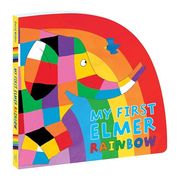 My First Elmer Rainbow: Shaped Board Book
