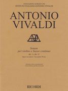 Sonate Violin and Basso Continuo Rv11, Rv37: Critical Edition Score (en Inglés)