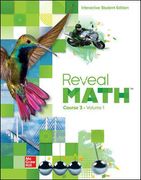 Reveal Math Course 3, Interactive Student Edition, Volume 1 (en Inglés)