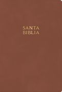 RVR 1960 Biblia letra gigante, café madera, símil piel, con índice (in Spanish)