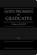 God's Promises for Graduates: Class of 2024 - Black niv (en Inglés)