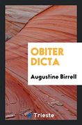 Obiter Dicta (en Inglés)