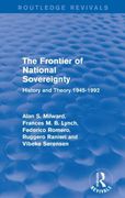 The Frontier of National Sovereignty: History and Theory 1945-1992 (Routledge Revivals) (en Inglés)