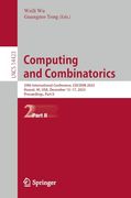 Computing and Combinatorics: 29th International Conference, Cocoon 2023, Hawaii, Hi, Usa, December 15-17, 2023, Proceedings, Part II (en Inglés)
