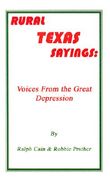 rural texas sayings: voices from the great depression