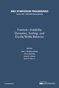 Fracture-Instability Dynamics, Scaling and Ductile (en Inglés)