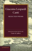 Giacomo Leopardi: Canti (en Inglés)