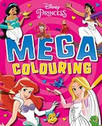 Disney Princess Mega Colouring Book (en Inglés)