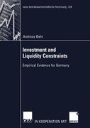 investment and liquidity constraints: empirical evidence for germany (en Inglés)