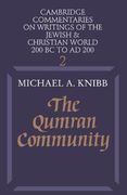 The Qumran Community Paperback: 2 (Cambridge Commentaries on Writings of the Jewish and Christian World) (en Inglés)