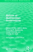 Reform of Metropolitan Governments (en Inglés)