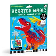 Mighty Dinosaurs Scratch Magic: Scratch & Sparkle Art Kit (en Inglés)