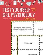 Test Yourself 1000+ ETS GRE Psychology Flashcards: Study ETS GRE general Psychology test prep flash cards book (en Inglés)