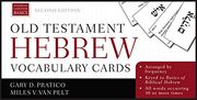 Old Testament Hebrew Vocabulary Cards: Second Edition (en Inglés)