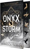 portada Onyx Storm (Deluxe Limited Edition) cantos pintados - Yarros, Rebecca - Entangled: Red Tower Books
