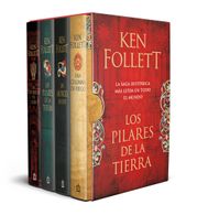 portada Estuche saga Los pilares de la tierra - Ken Follett - Debolsillo