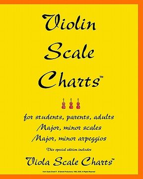 portada violin scale charts(tm) (en Inglés)