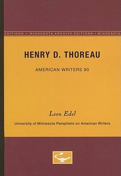 portada henry d. thoreau (in English)