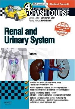 portada Crash course renal and urinary system updated print +  edition, 4e