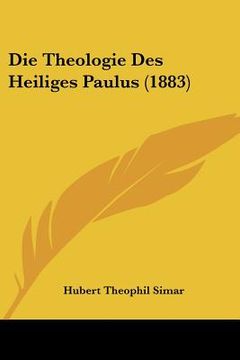 portada Die Theologie Des Heiliges Paulus (1883) (in German)