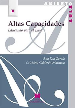 portada Altas Capacidades. Educando Para el Éxito (Aula Abierta) (in Spanish)