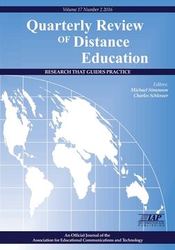portada Quarterly Review of Distance Education Volume 17 Number 2 2016 (in English)