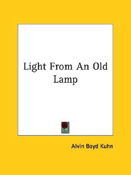 portada light from an old lamp (en Inglés)