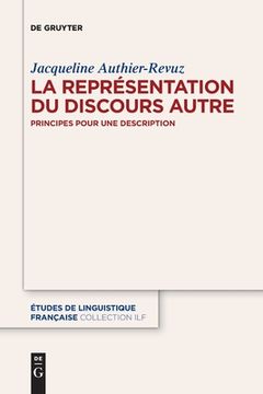 portada La Représentation du Discours Autre (in French)