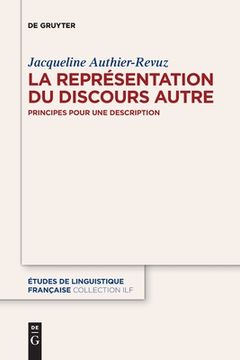 portada La Représentation du Discours Autre 